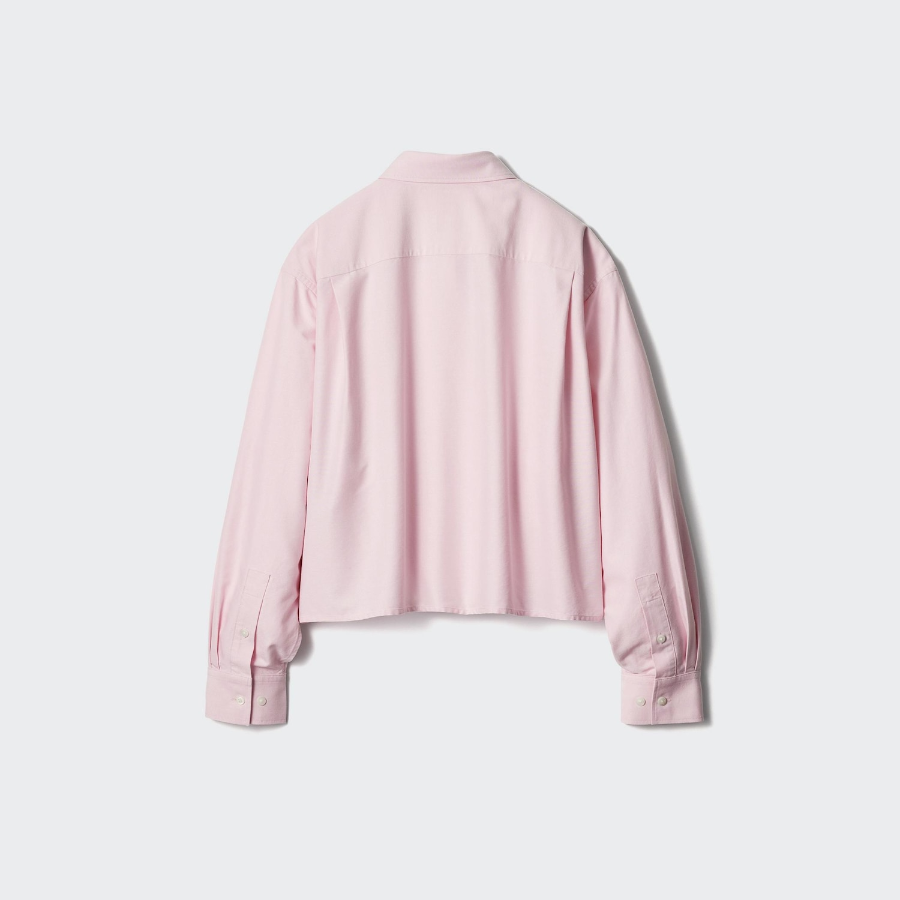 Uniqlo Рубашка свободного кроя из оксфорда