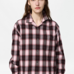 Uniqlo Фланелевая рубашка свободного кроя в клетку