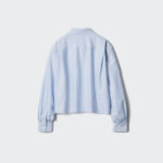 Uniqlo Полосатая оксфордская рубашка свободного кроя