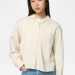 Uniqlo Фланелевая рубашка свободного кроя