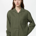 Uniqlo Фланелевая рубашка свободного кроя