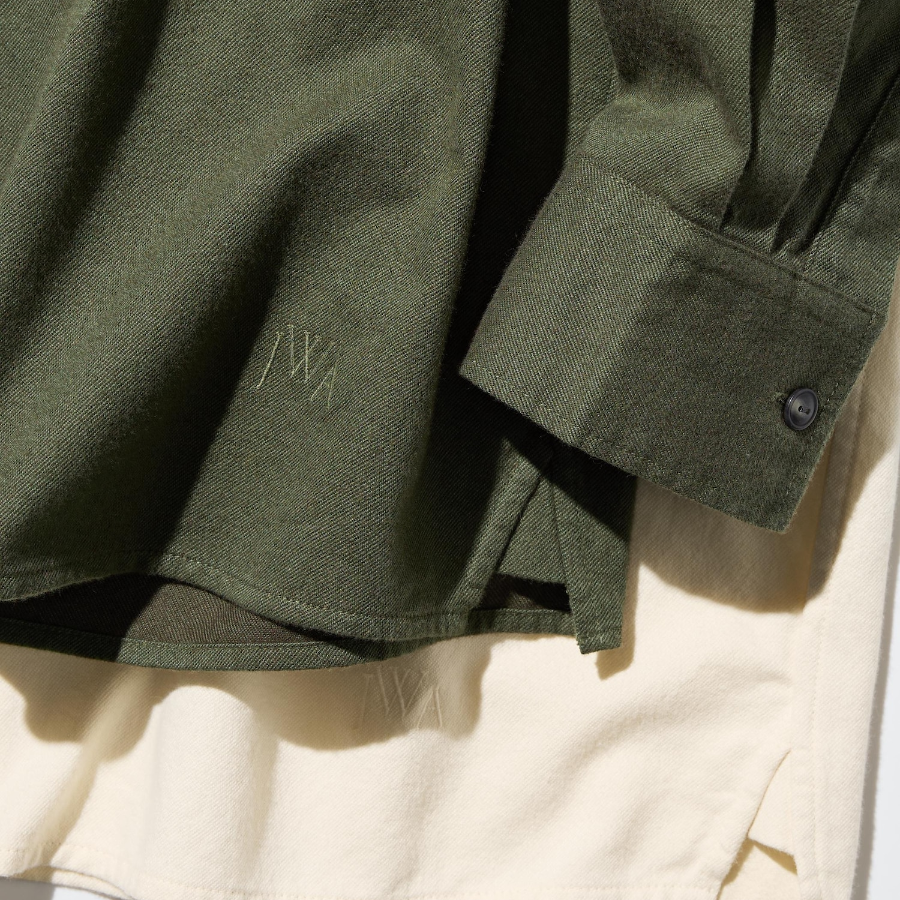 Uniqlo Фланелевая рубашка свободного кроя