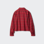 Uniqlo Фланелевая рубашка свободного кроя в клетку