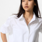 Uniqlo Хлопковая рубашка оверсайз