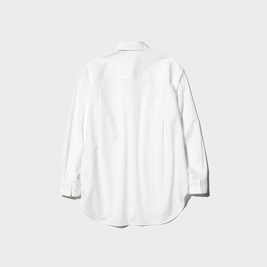 Uniqlo Хлопковая рубашка оверсайз