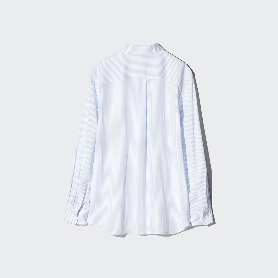 Uniqlo Блузка из вискозы в полоску