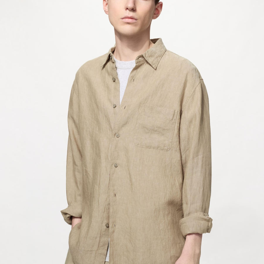 Uniqlo Рубашка из премиального льна