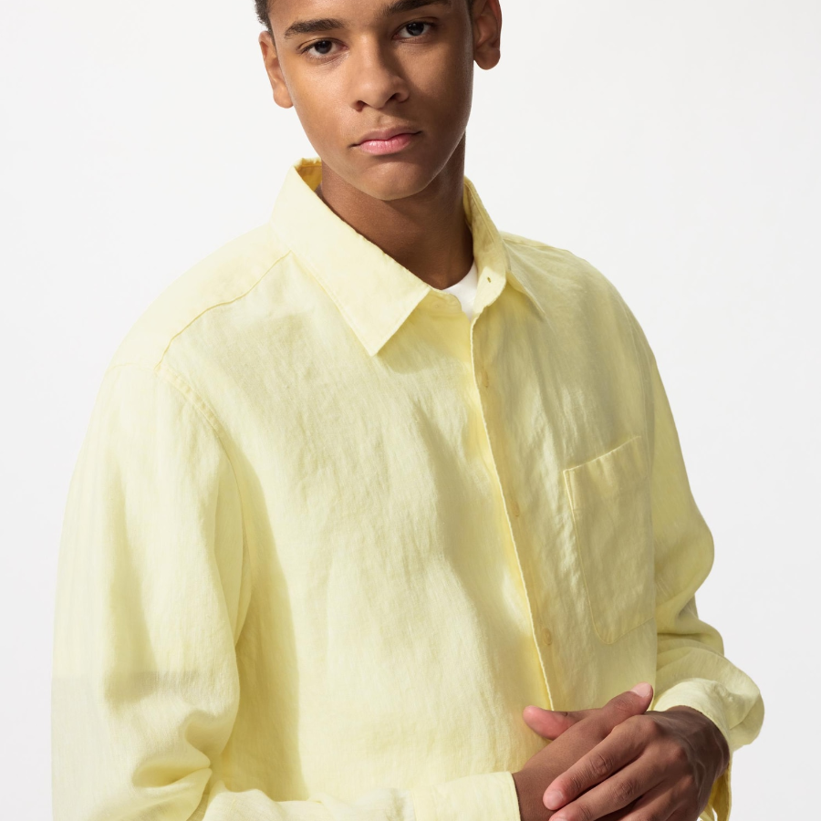 Uniqlo Рубашка из премиального льна
