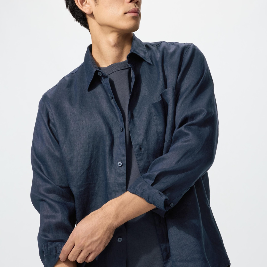 Uniqlo Рубашка из премиального льна