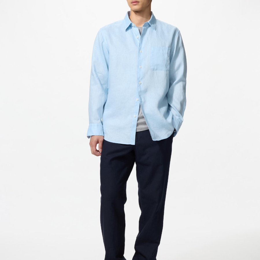 Uniqlo Рубашка из премиального льна
