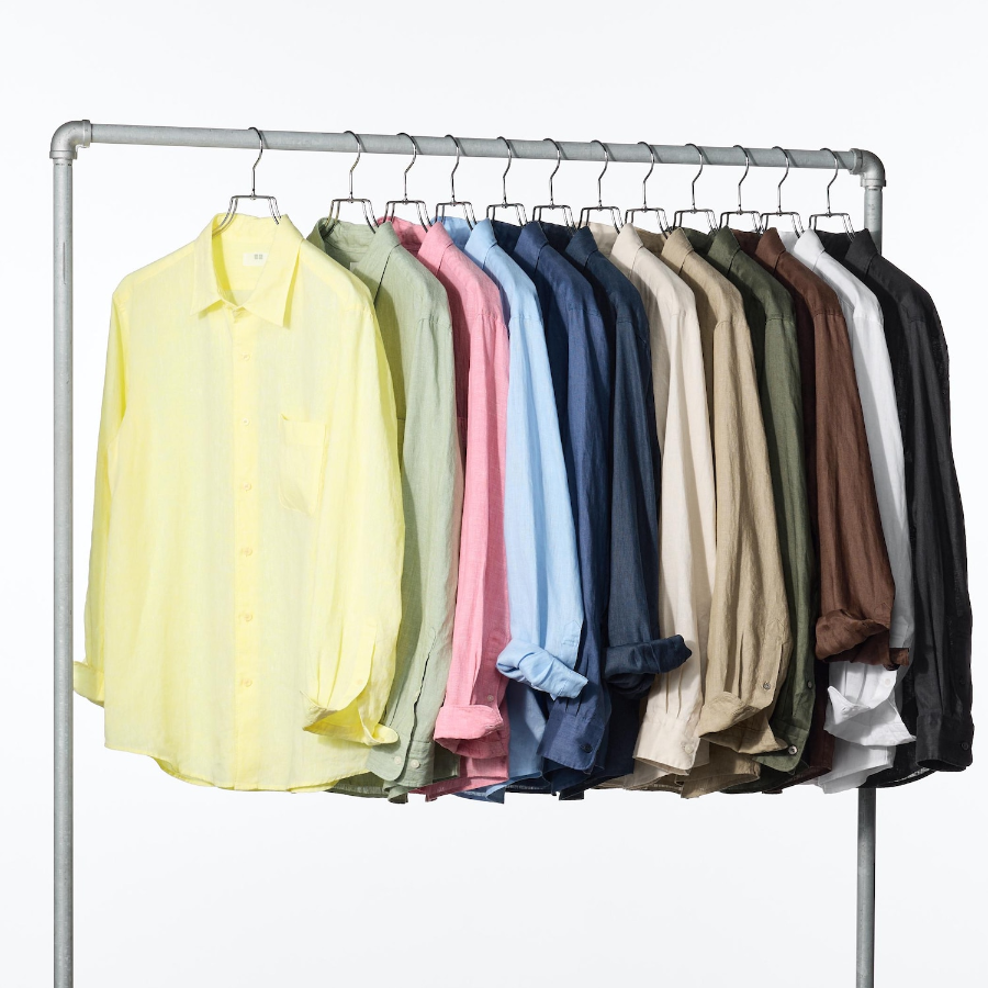 Uniqlo Рубашка из премиального льна