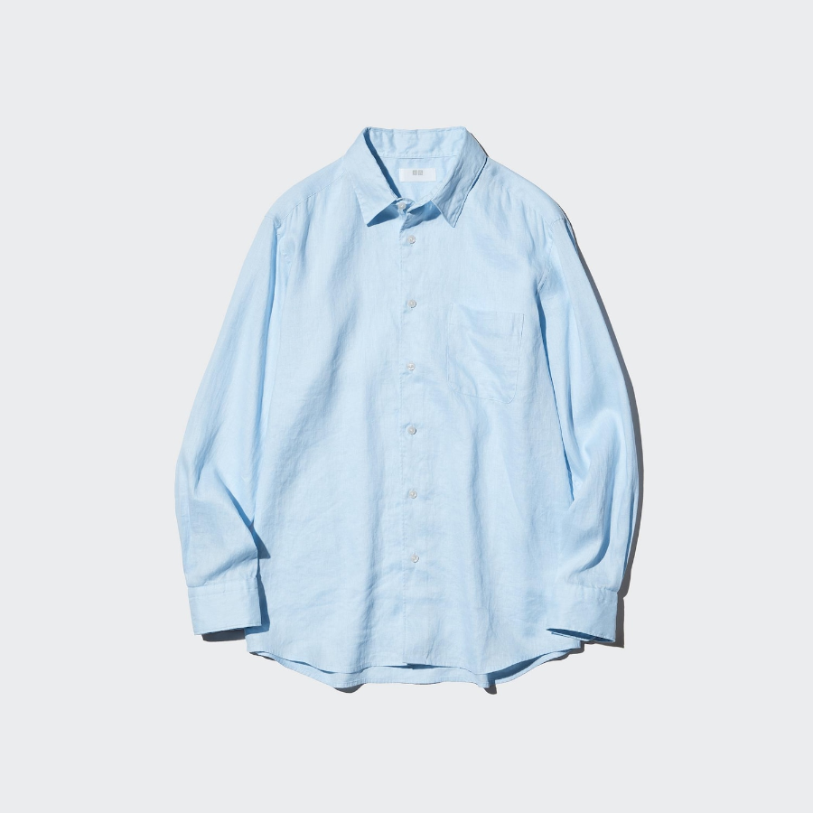 Uniqlo Рубашка из премиального льна