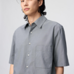 Uniqlo Свободная рубашка с короткими рукавами
