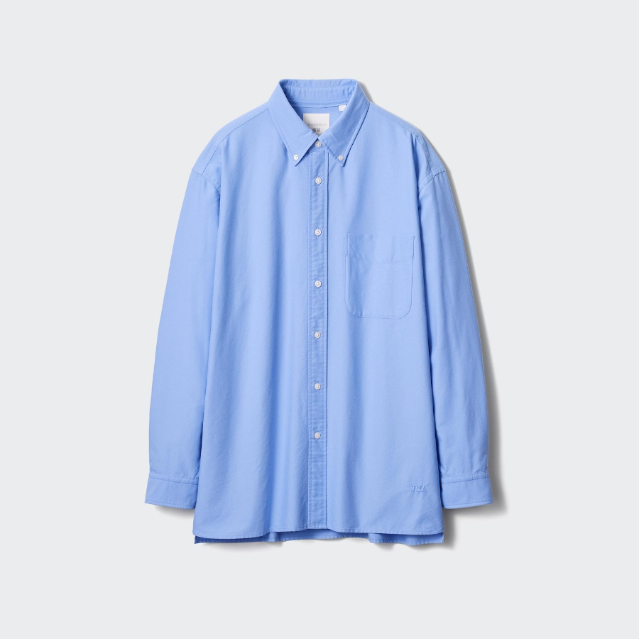 Uniqlo Оксфордская рубашка оверсайз