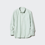 Uniqlo Полосатая оксфордская рубашка