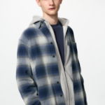 Uniqlo Фланелевая рубашка в клетку омбре