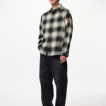 Uniqlo Фланелевая рубашка в клетку омбре