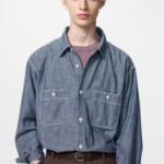 Uniqlo Рубашка-оверсайз из шамбре