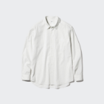 Uniqlo Рубашка в полоску с классическим воротником
