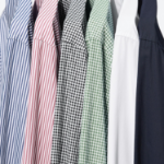 Uniqlo Рубашка в клетку с воротником button-down