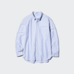 Uniqlo Полосатая оксфордская рубашка
