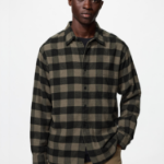 Uniqlo Фланелевая рубашка в клетку