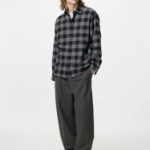 Uniqlo Фланелевая рубашка в клетку