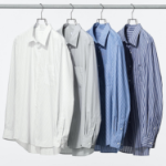 Uniqlo Рубашка из поплина в полоску с воротником button-down