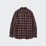 Uniqlo Фланелевая рубашка в клетку омбре