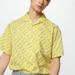 Uniqlo Рубашка с короткими рукавами и принтом