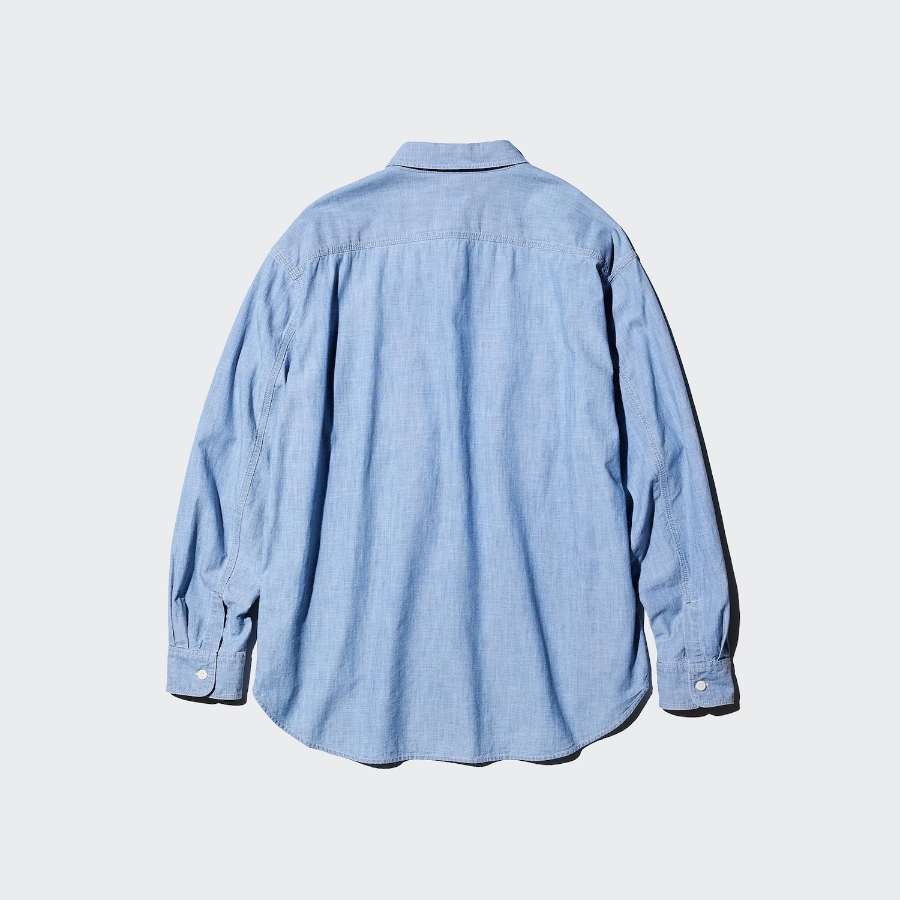 Uniqlo Рубашка-оверсёрт из шамбре