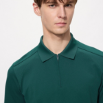 Uniqlo Рубашка-поло DRY-EX с короткой молнией