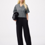 Uniqlo Технологичная укороченная рубашка с короткими рукавами