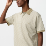 Uniqlo Поло из ткани DRY Piqué в узкую полоску