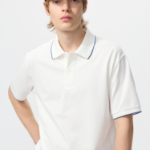 Uniqlo Поло DRY из пике с контрастной отделкой