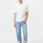 Uniqlo Поло DRY из пике с контрастной отделкой