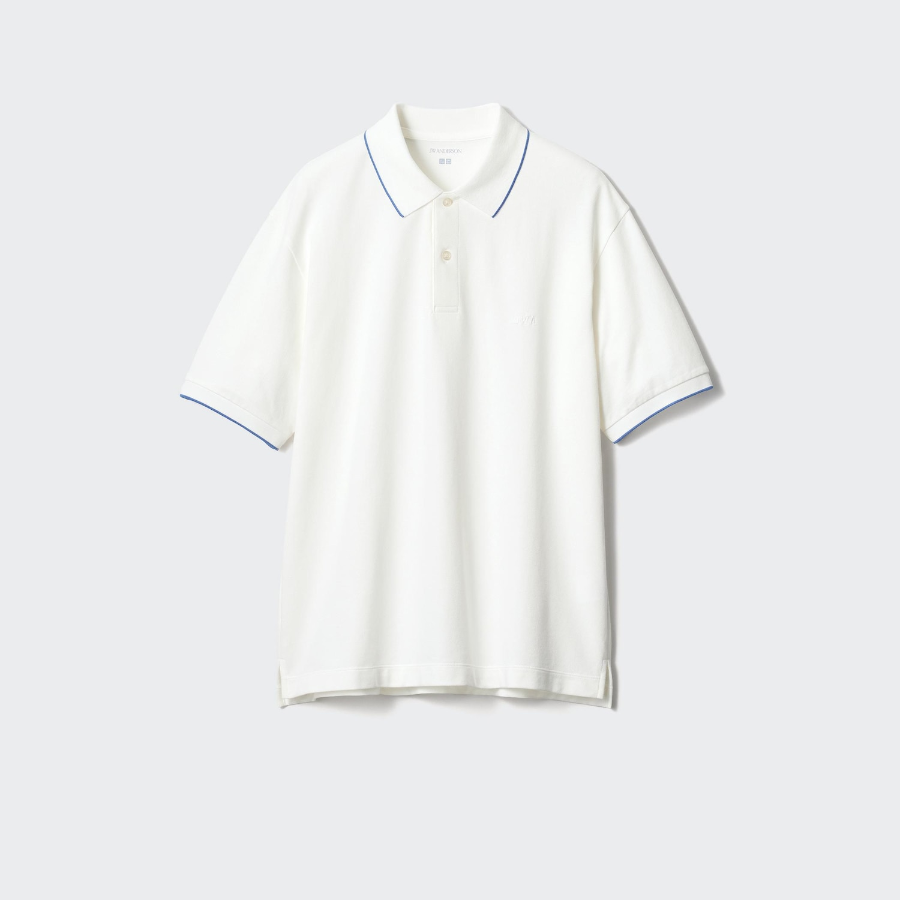 Uniqlo Поло DRY из пике с контрастной отделкой