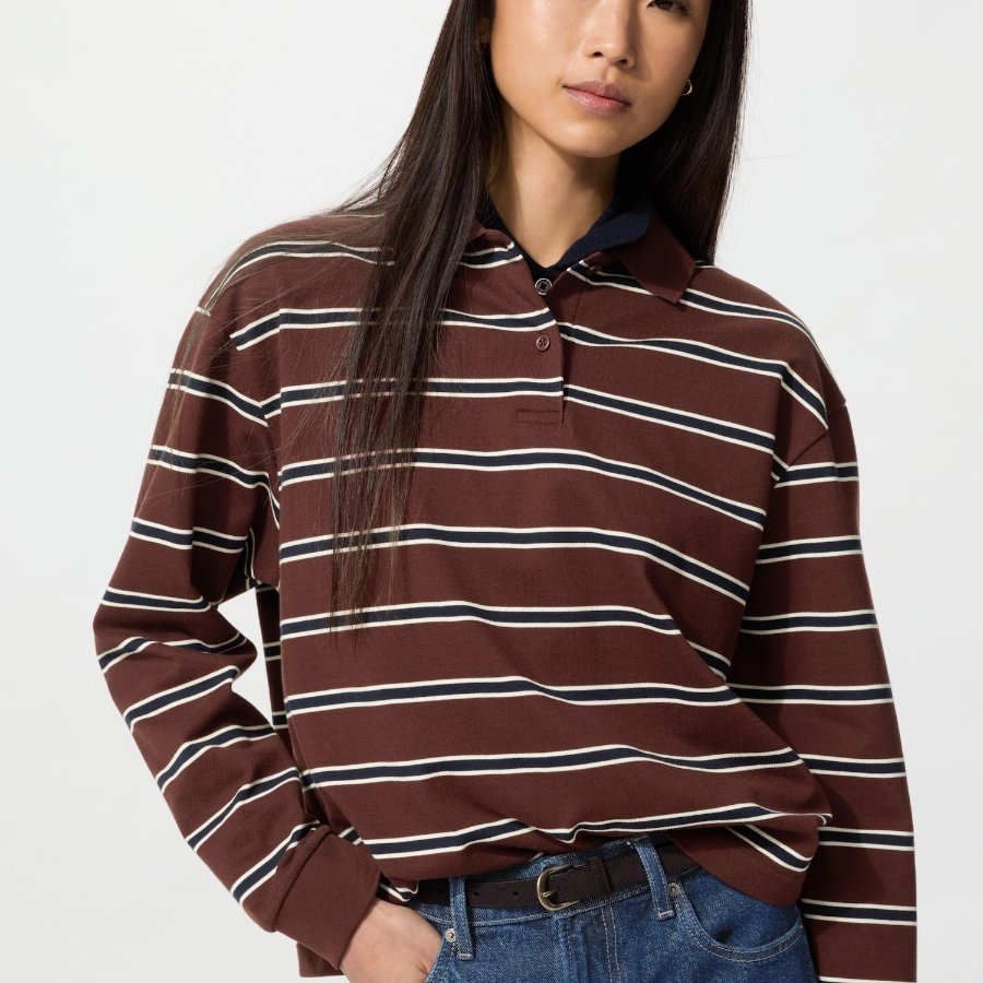 Uniqlo Полосатая рубашка-поло