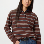 Uniqlo Полосатая рубашка-поло