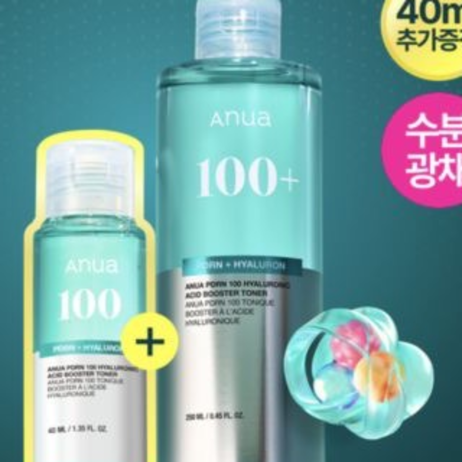 Anua 피디알엔 100 히알루론산 부스터 토너 250ml 기획 (+40ml)