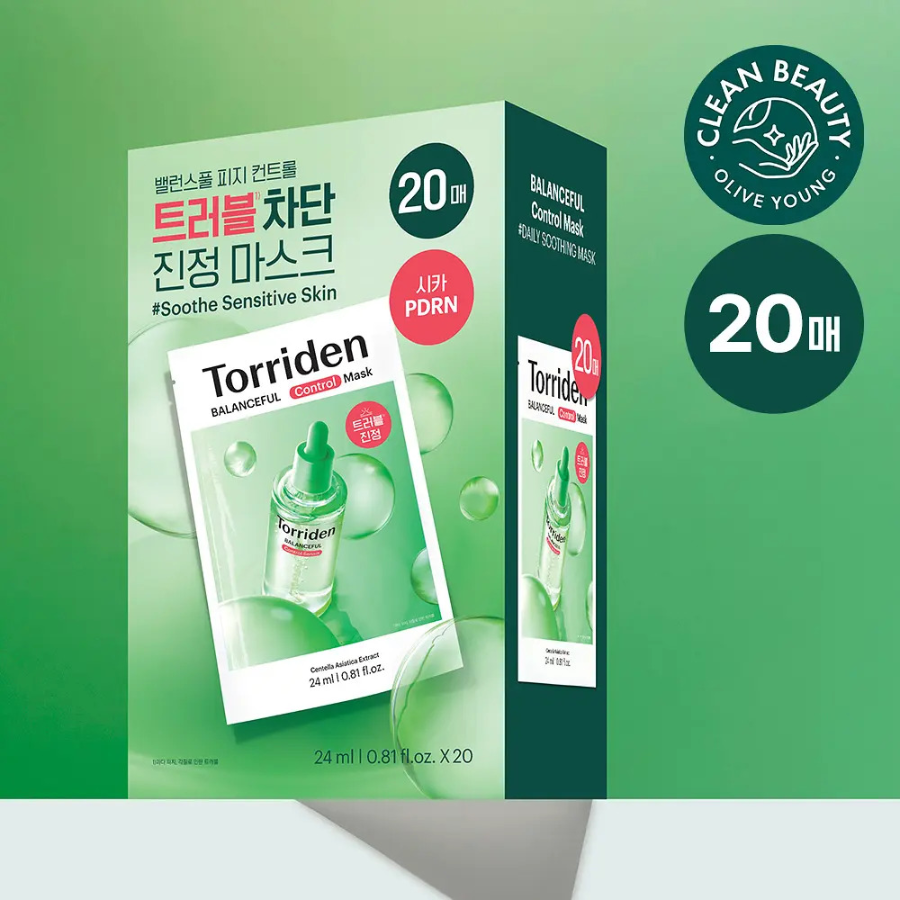 Torriden Balanceful маска для лица 20 шт.