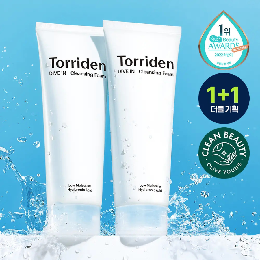 Набор Torriden Dive-In пенка для умывания 150 мл, 1+1