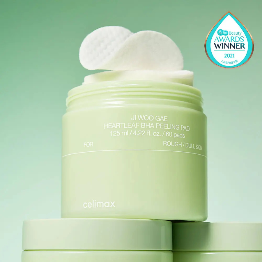 Набор Celimax Heartleaf BHA тонер-пэды 60 шт. + 10 шт.