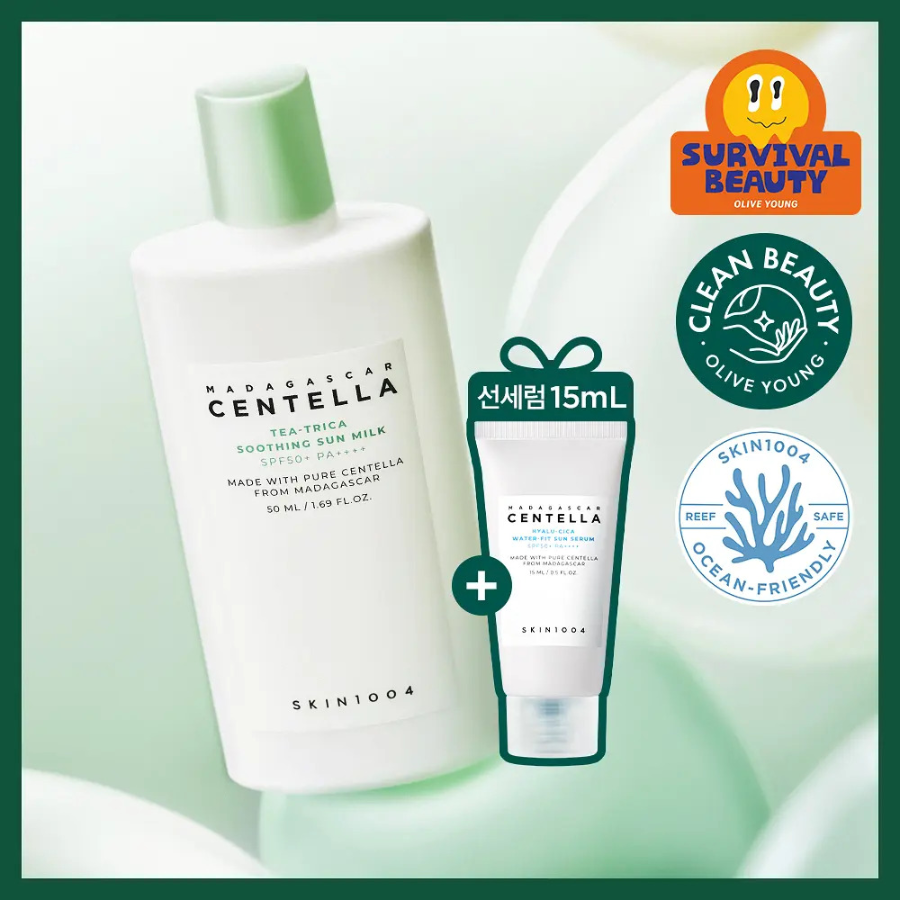 SKIN1004 Madagascar Centella Tea-Trica солнцезащитное молочко 50 мл