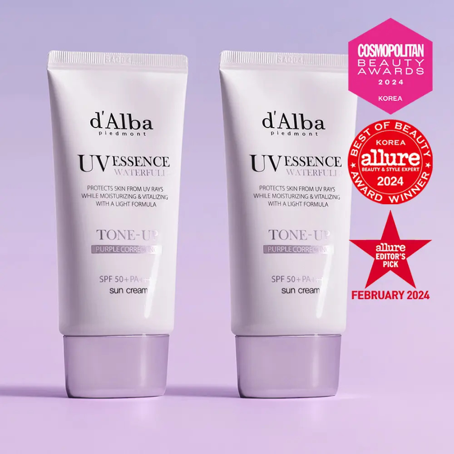 Набор d'Alba Purple Tone-Up тонирующий солнцезащитный крем 50 мл