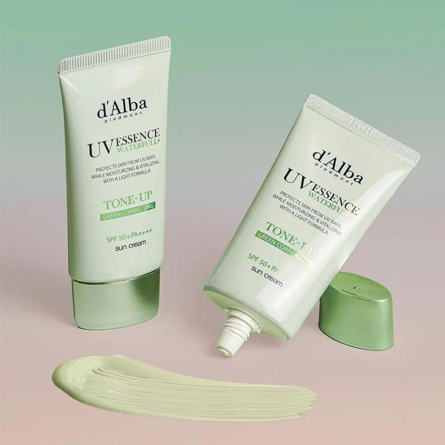 Набор d'Alba Green Tone-Up тонирующий солнцезащитный крем 50 мл