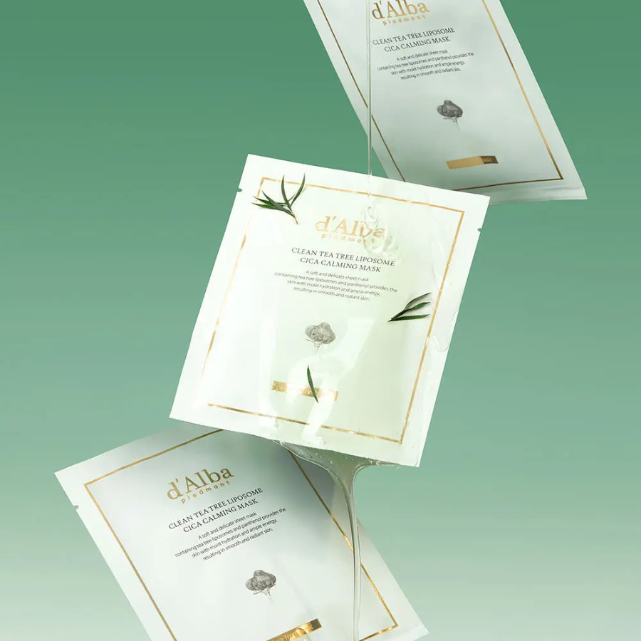 d'Alba Clean Tea Tree Cica маска для лица 5 шт.