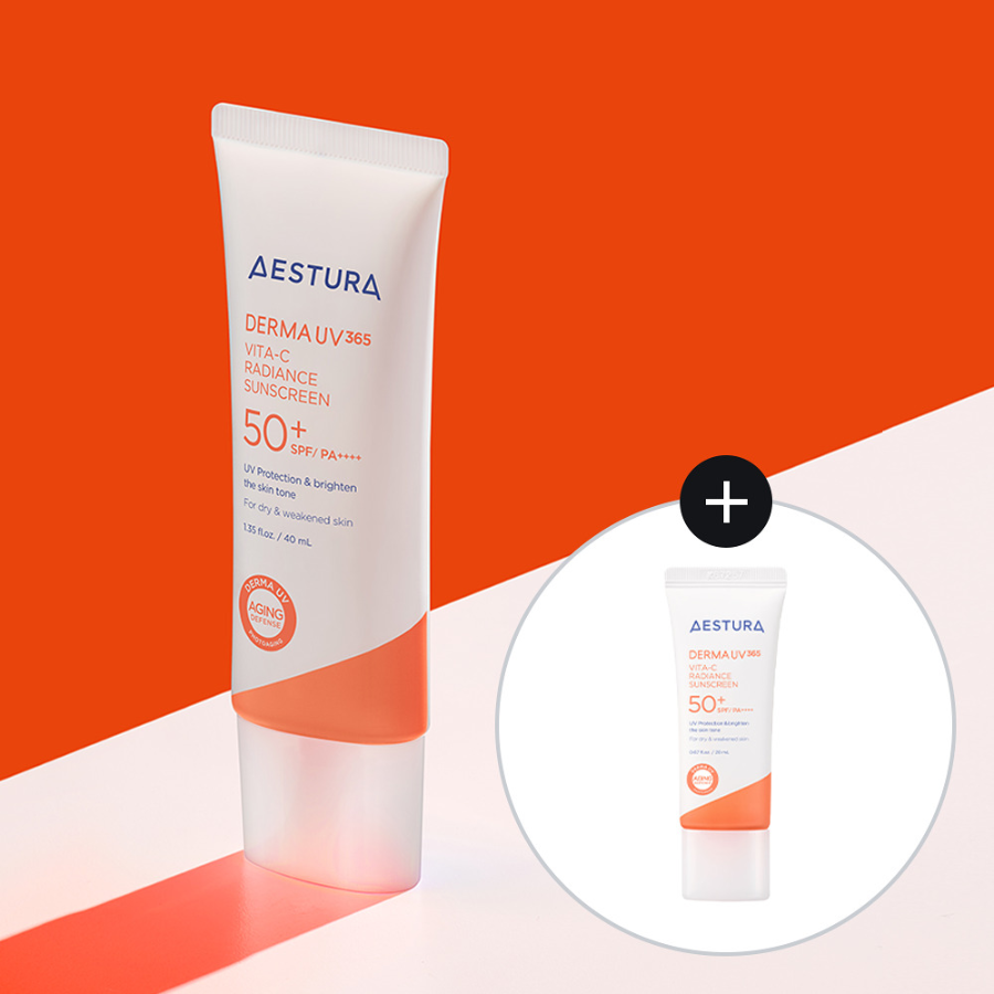 Набор Aestura Derma UV365 средство для ухода 40 мл + 20 мл