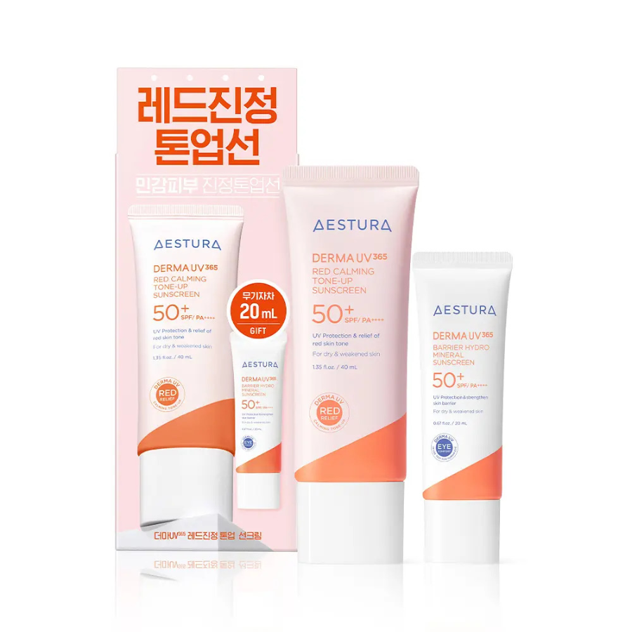 Набор Aestura Derma UV365 тонирующий солнцезащитный крем 40 мл + 20 мл