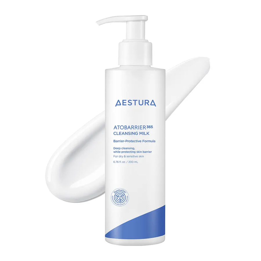 Набор Aestura Atobarrier 365 очищающее молочко 200 мл + 30 г